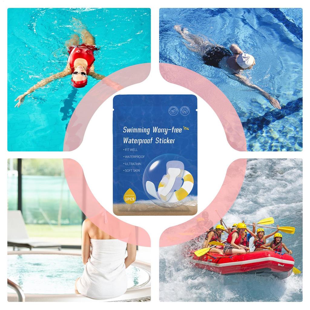 Assorbente da nuoto per ragazze con ciclo mestruale Donna Impermeabile Nuoto Patch Private Prevenire Sporco Delicato sulla Pelle Sticker Privato Assorbente Igienico