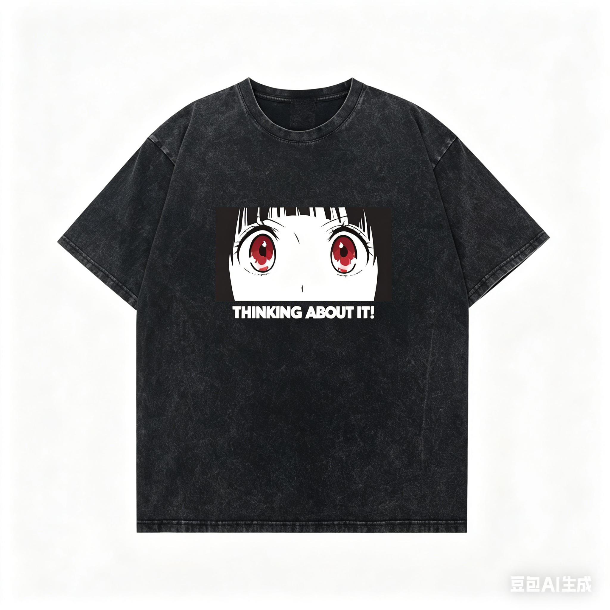 

HYOUKA Washed Tshirt personality Clothes NewModel Anime Tshirt Year round clothing Plus Size Unisex Streetwear hot product tee S