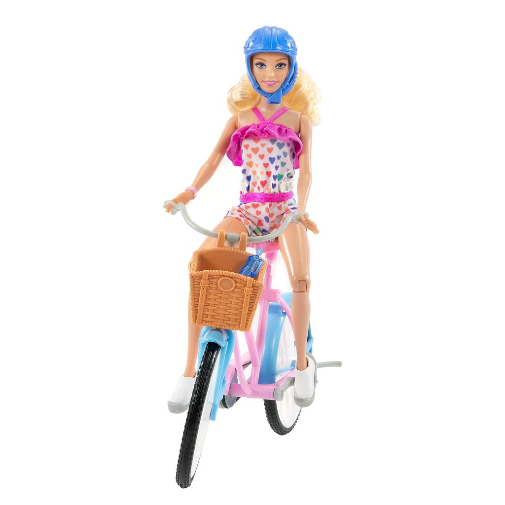 barbie Fahrrad-Set 3 und HBY28 Pedal-Play! Pastellfarben [Puppe enthalten] [Ankleidepuppe] [Altersempfehlung]