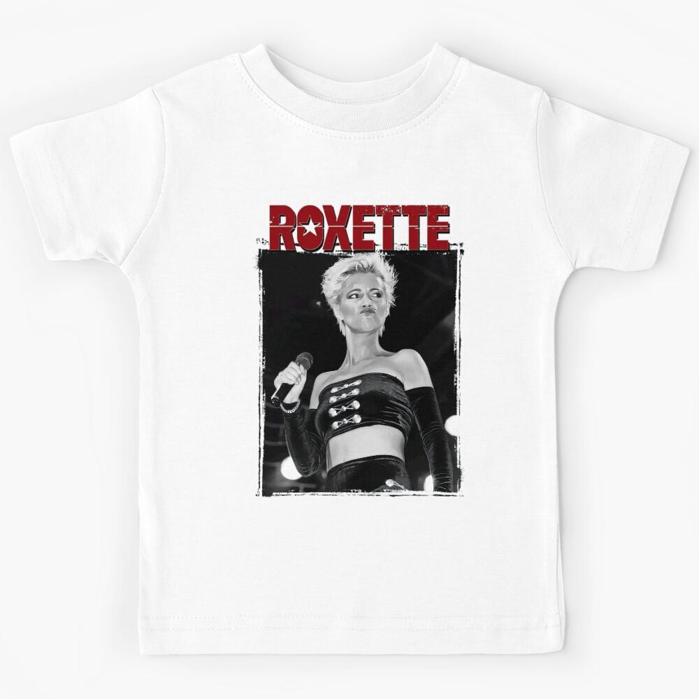 Roxette Band For 80s-90s Music Playlist Fans, Gift For Classic Track Devotees Kids T-Shirt 120