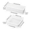 Dishwasher Tableware Cleaning Box Chopstick Cage Plastic Chopsticks Spoons Drain Storage Rack Tableware Storage Basket