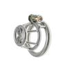 Xu Gu Yu Stainless Steel Spiked Chastity Cage for Male Training.