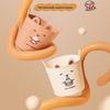 New Cartoon Pencil Holder Large Capacity Round Desktop Storage Buckets Pen Container Students Stationery