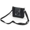 Leather Camera Housing Drop Prevention Easy Maintenance Carrying Solution Protective Cover Travel Friendly Black/Brown
