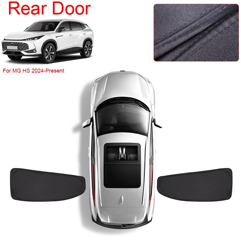 Car Black Windows Privacy Sunshade For MG HS 2018-Present Auto Anti-UV Heat Insulation Protect Cover Interior Accessories