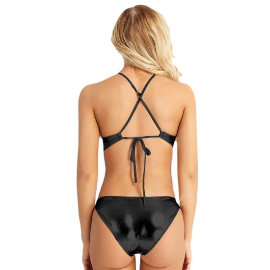 Ladysta Women's Black Bikni Lingerie Set Freesize -(S M L)