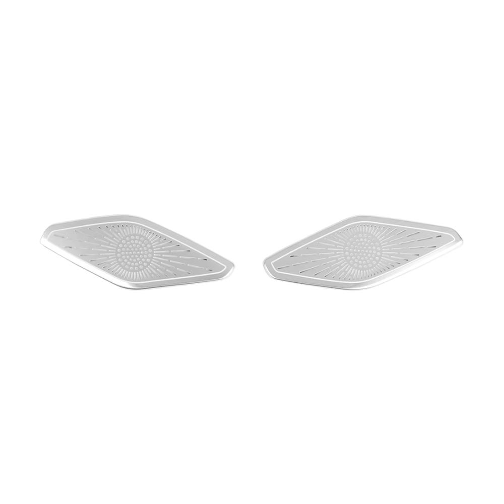 2PCS For KIA SELTOS SP3 2026 2027 Left-hand Drive Stainless Steel Car A-Pillar Tweeter Speaker Cover Trim Accessories