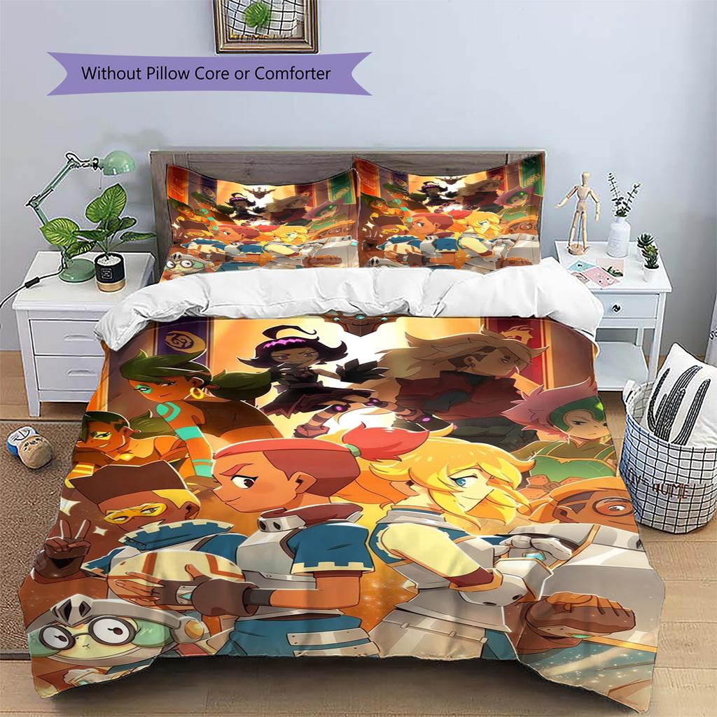 Dragon Striker Pattern Bedding Set Quilt Cover Pillowcase Home Decor Gift (1 * duvet cover + 2 * pillowcase, without core)
