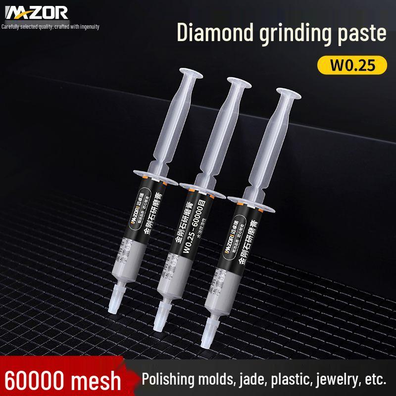 Diamond Grinding and Polishing Paste Set for Metal, Jade, and Emerald Surfaces