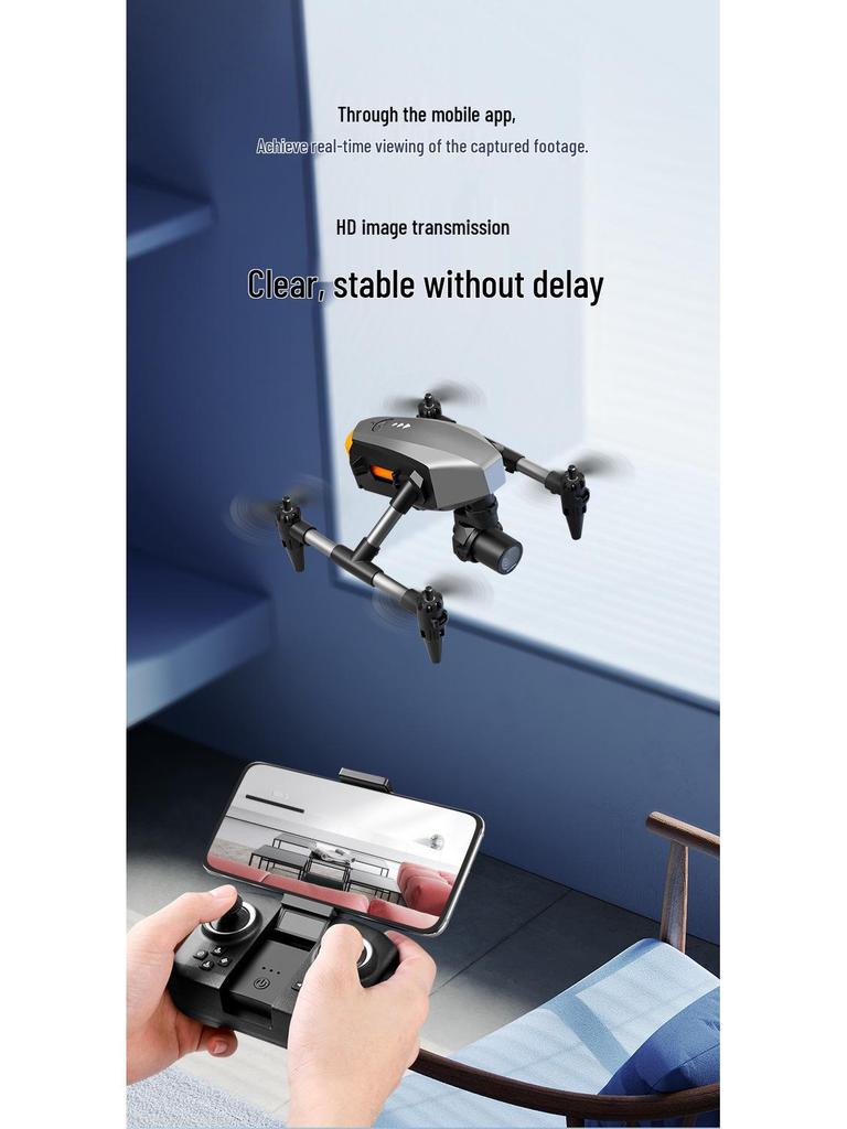 Cross-Border XD1 Mini Drone HD Quadcopter: Remote Control Toy with Optical Flow & Fixed Height Features.