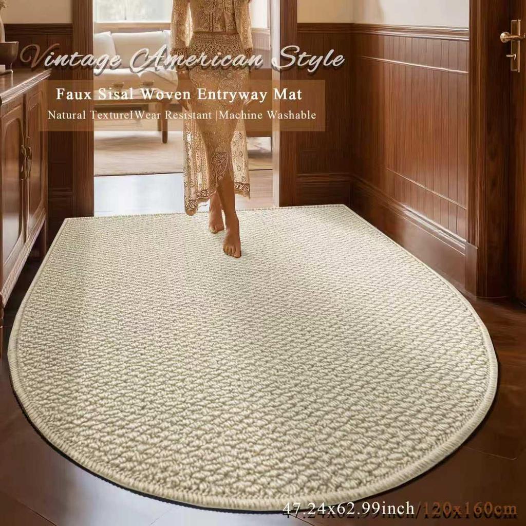 Durable, Dirt-Resistant Jute Entryway Rug - Easy To Clean