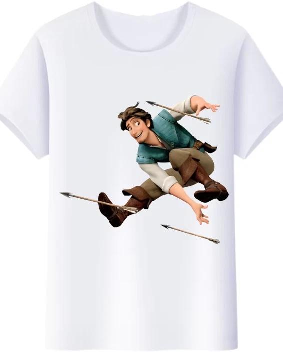 Fun Blouse Tangled Princess Ladies Tshirt Unisex Unisex Unisex 14 S
