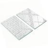 Decorative Glass Kitchen Cutting Boards Brick Wall White 2X30X52 Cm