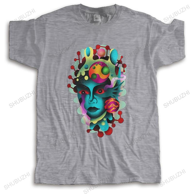 Lustiges Mode Fantastischer Planet T-Shirt Unisex Kurze Ärmel Grafik Alien T-Shirt Lockere Passform Baumwoll-T-Shirt Bedrucktes T-Shirt Merchandise
