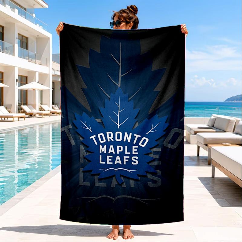 Toronto Leafs Hockey Beach Towel, Super Soft Microfiber, Perfect Gift for Her/Him, Birthday, for Pool, Beach, Travel, Decor Beach Party