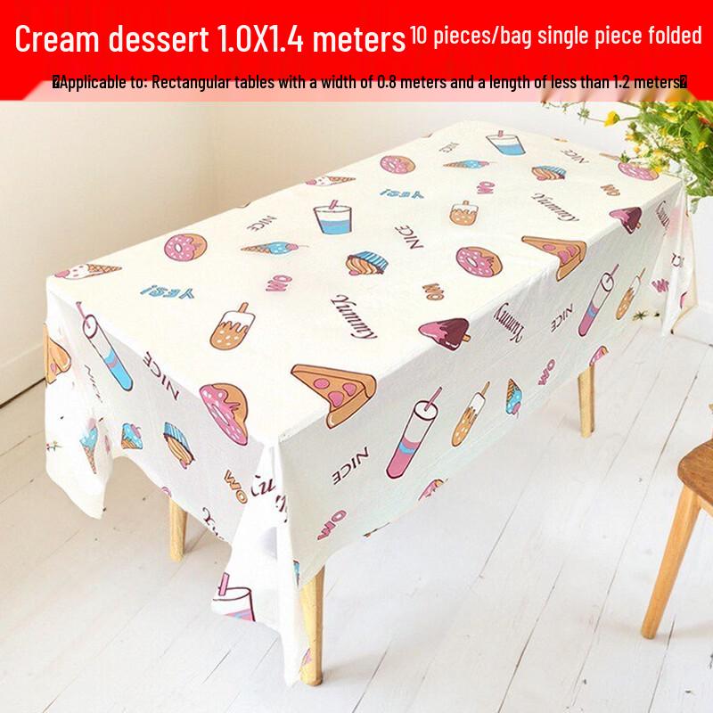 

ZISIZ Light Luxury Disposable Paper Dining Table