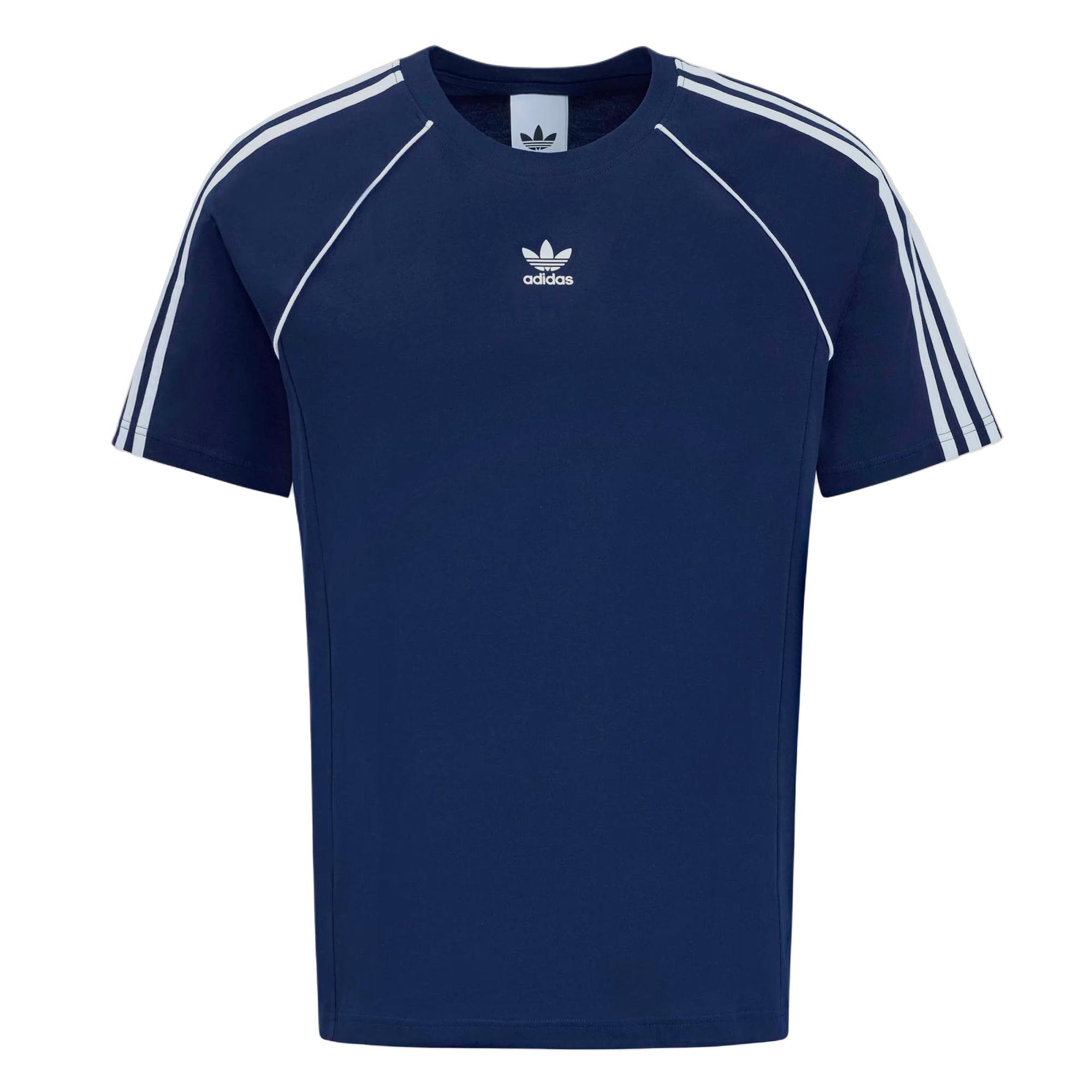Adidas Originals SST Хлопковый Спортивный Вязаный Пуловер с Коротким Рукавом Мужские Топы KY2875 XS
