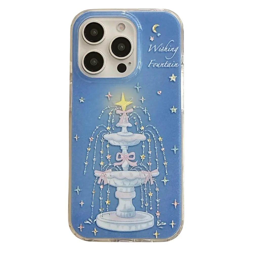 

ГОРЯЧИЙ Чехол для телефона Фонтан Желаний для Xiaomi Redmi Note 14 13 12 12s 11 11s 10 9 9s 8 7 Pro Plus 4G 5G Задняя крышка с текстурой пера Redmi Note 9S 4G