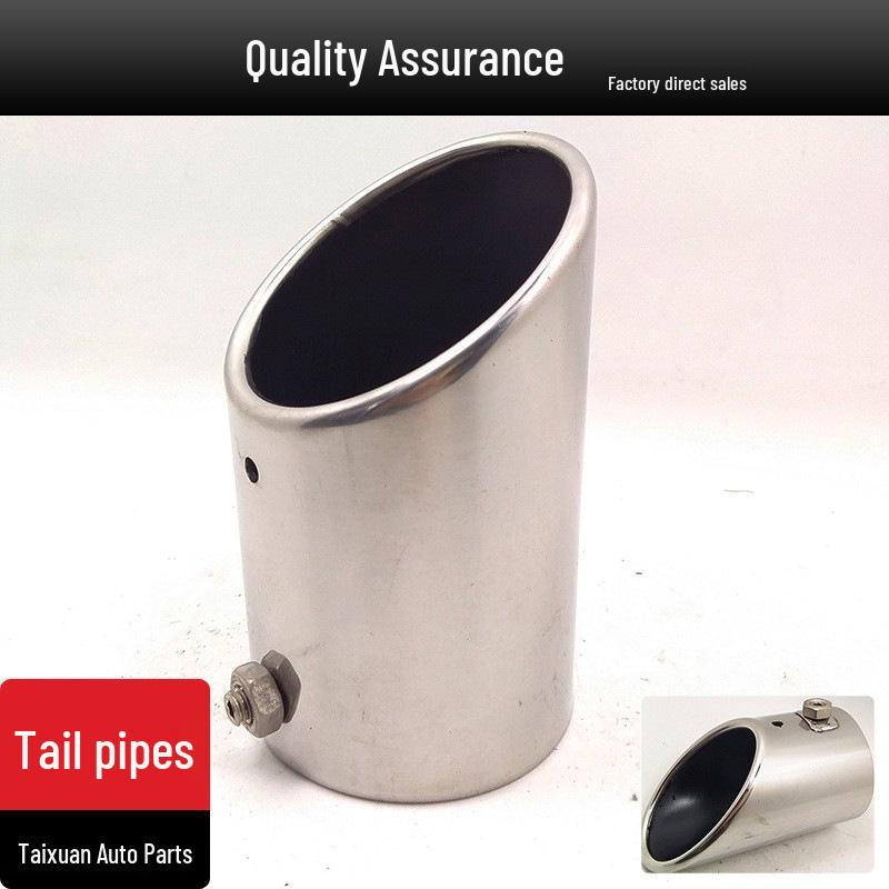 Stainless Steel Tailpipe Tip Set for 09-17 Toyota RAV4, 10 Models, Old RAV4 Modification