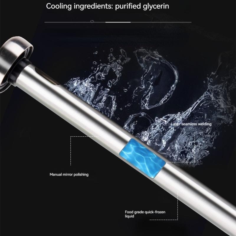 1pc Stainless Steel Beer Chiller Stick Beer Chiller Stick Portable Beverage Cooling Ice Cooler Beer Kitchen Tools Party Supplies