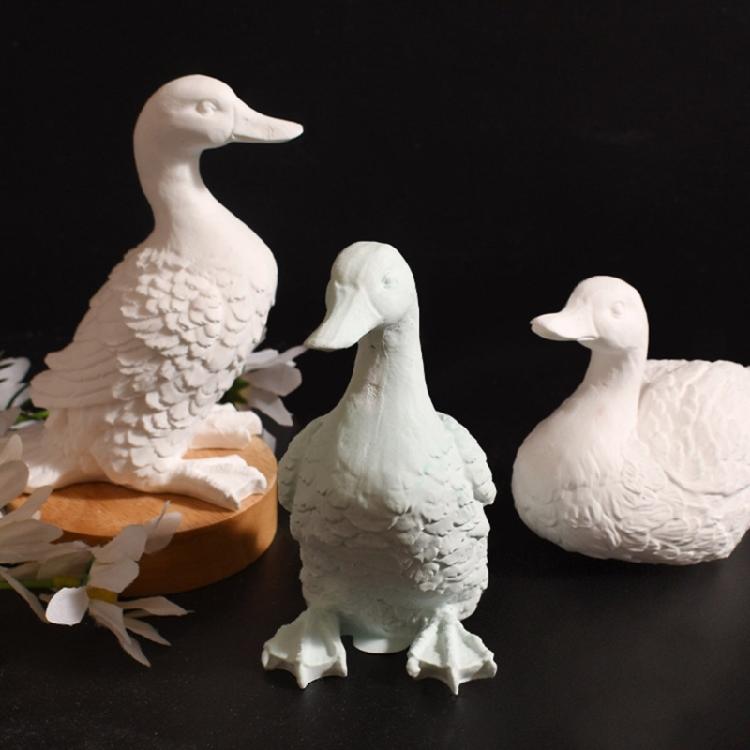 Flexible Silicone Mould Accessory for Creating Duck Candle Holders Decoration With Resin And Plaster Daily Use