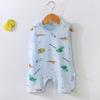 Zomer Romper Baby Koreaanse Stijl - Mouwloos Cartoon Katoenen Bodysuit