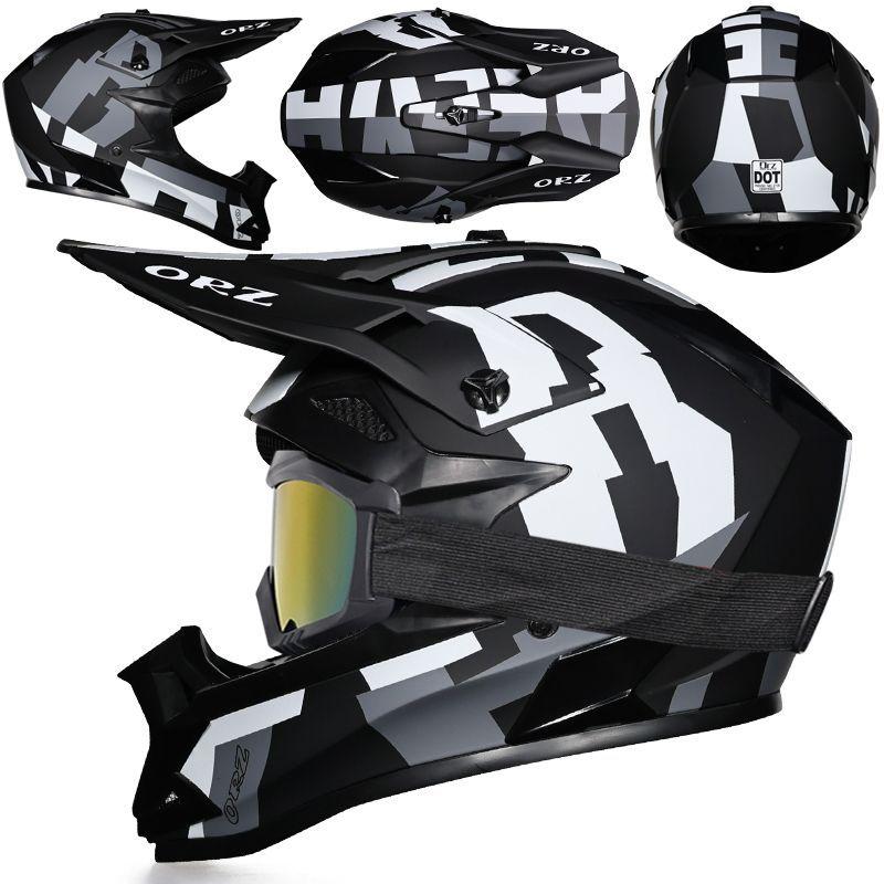 Off-road Motorcycle Helmet Men and Women Universal Kart Rickshaw Four Seasons Mountain Bike Speed Downhill Hood