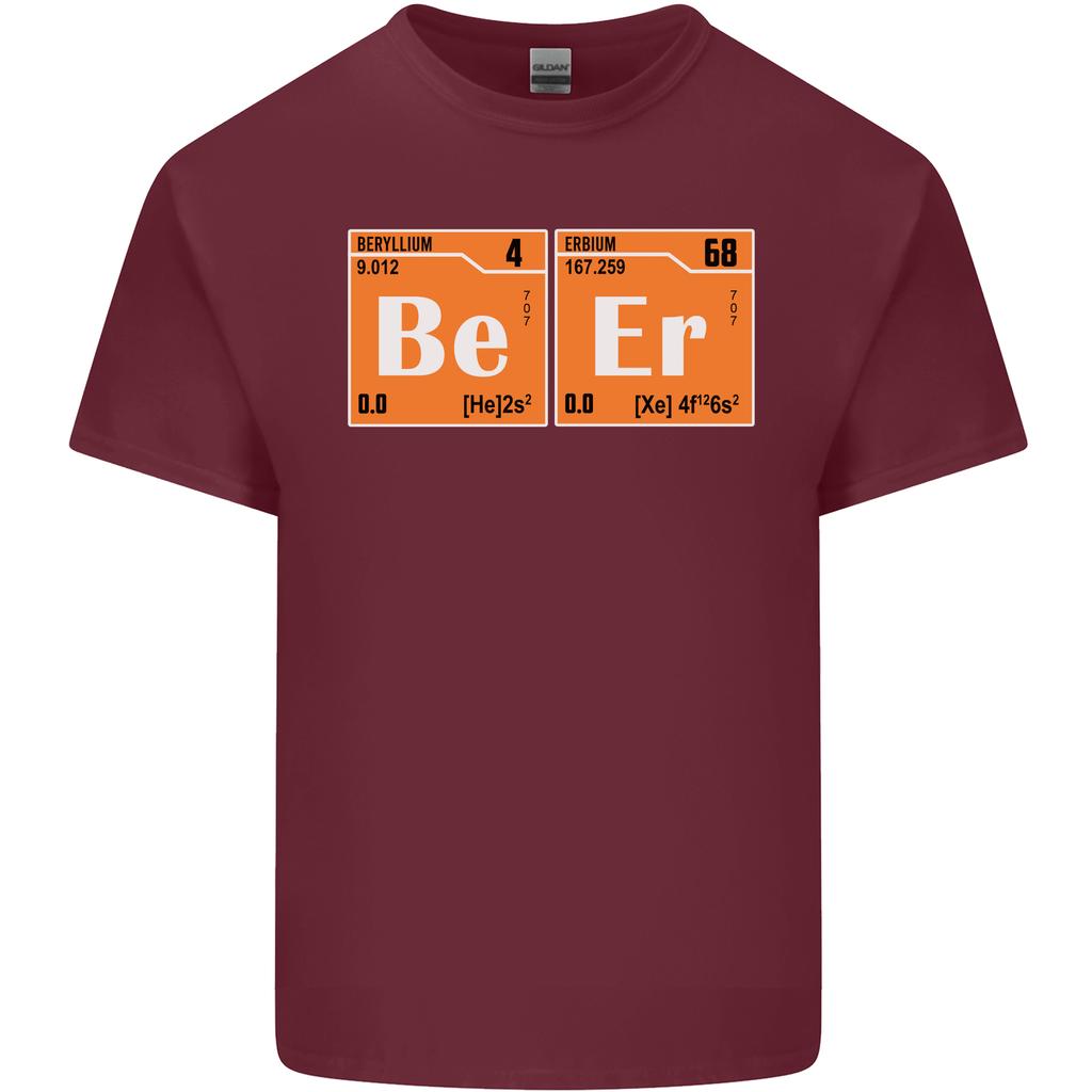 Beer Periodic Table Chemistry Geek Funny Unisexs Light Cotton TShirt