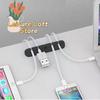 Flexible Silicone Cable Clips - Multipurpose Cord Holder for Desk Organization, Mouse/Keyboard/Earphone Wire Management