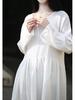 Women's Double-Layer Cotton and Linen Retro Long Dress - Cool, Gentle Style, Available In 4 Colors