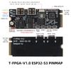 T-FPGA ESP32-S3 Development Board Module FPGA GW1NSR-LV4CQN48PC6/I5 Low Power Microcontroller Development Board