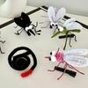 1 Piece Cute Insect Spring Hair Clip Creative Mosquito Plush Toy Hairpin Funny Children Joke Props Photo Prop Girls Decor