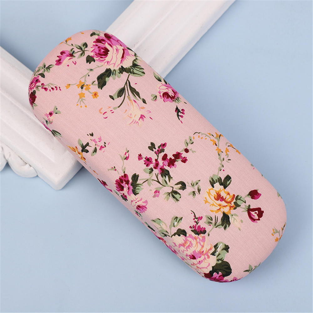 Unisex Hard Glasses Box for Men Women Reading Myopia Glasses Protector Case PU Leather Solid Color Fashion Eyewear Accessories