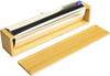 Dsnirasy Wrap Slide Bambus Frischhaltefolie Wrap Glatte Schneidefunktion BBQ Hochwertiges Aluminiumfolien-Set Cutter, Hülle, Cutter & 30cm50m