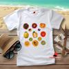 Tropical Fruit Graphic T-Shirt: Summer Vacation Tee
