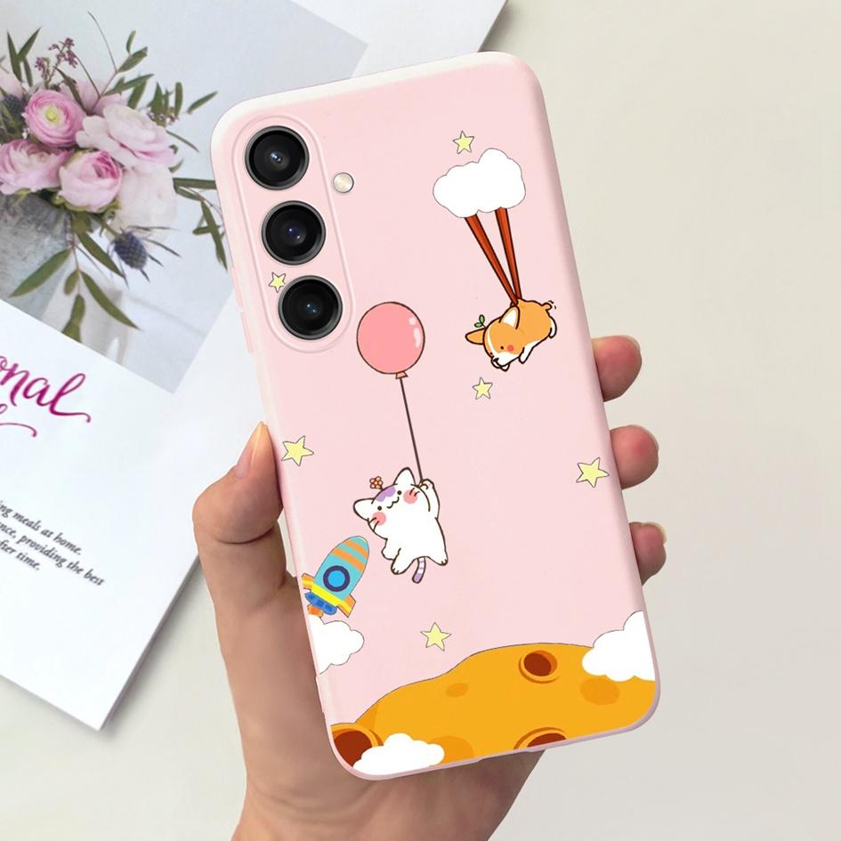 For Samsung Galaxy A25 2023 Case SM-A256B Cover Popular Flower Cartoon Soft Silicone Funda For Samsung A35 A25 5G A 25 Protector
