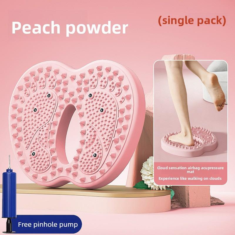 Inflatable Foot Massager Stepper Balance Board with Anti Slip PVC Massage Dots for Yoga Training Slimming Leg Shaping