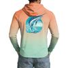 Men's UPF50+ Sun Protection Hoodie Long Sleeve Lightweight Stretch Outdoor Sports Shirt for Fishing Hiking Running