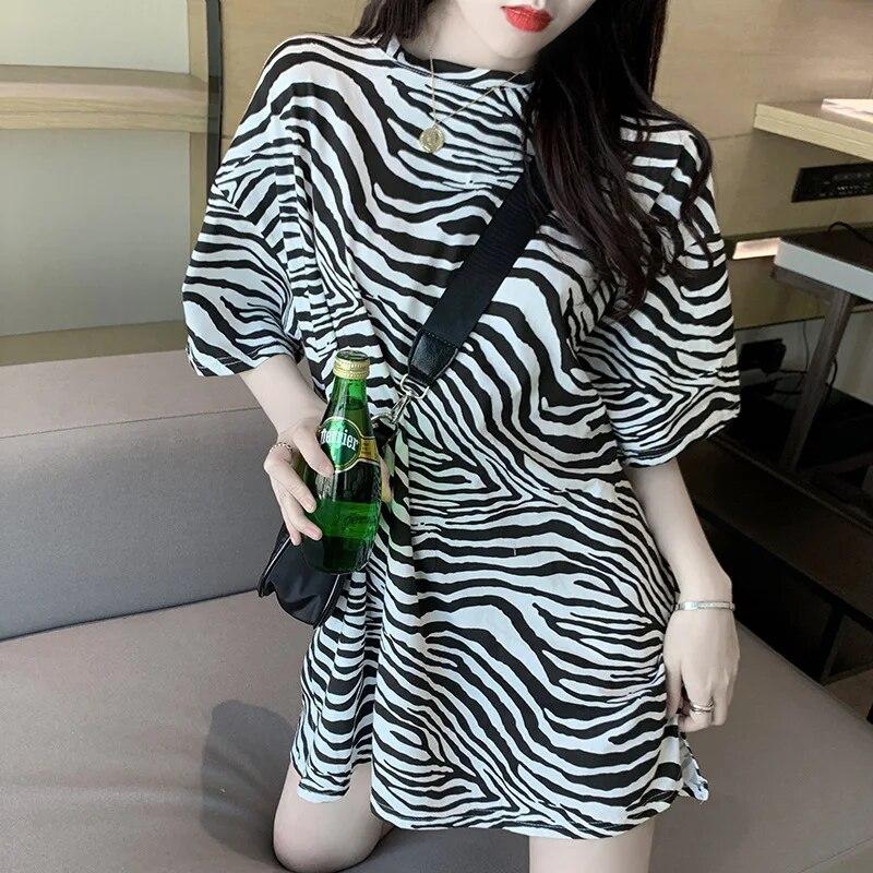 

Harajuku футболка с коротким рукавом и леопардовым принтом, женские винтажные эстетические топы, лето 2024, готическая базовая футболка, уличная одежда, корейский топ