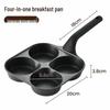 Household 4-Hole Non-Stick Egg Frying Pan