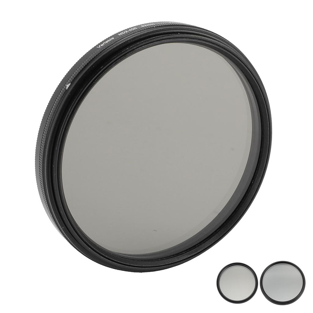 Adjustable ND Filter Aluminum Alloy Frame Optical Glass Lens Camera Filter ND2 to ND400