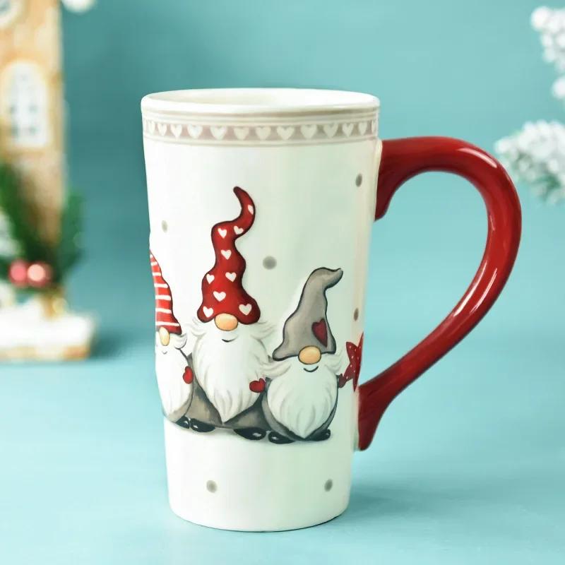 Christmas Plates Ceramic Dinner Plates Household Tableware Food Dining Plates Afternoon Tea Dessert Tray Kitchen Supplies