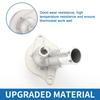 ABSOPRO Engine Coolant Thermostat Housing Assembly for Chevrolet Malibu Aluminum Silver Durable 2.0L (2013-2022) - Alloy, Tone,