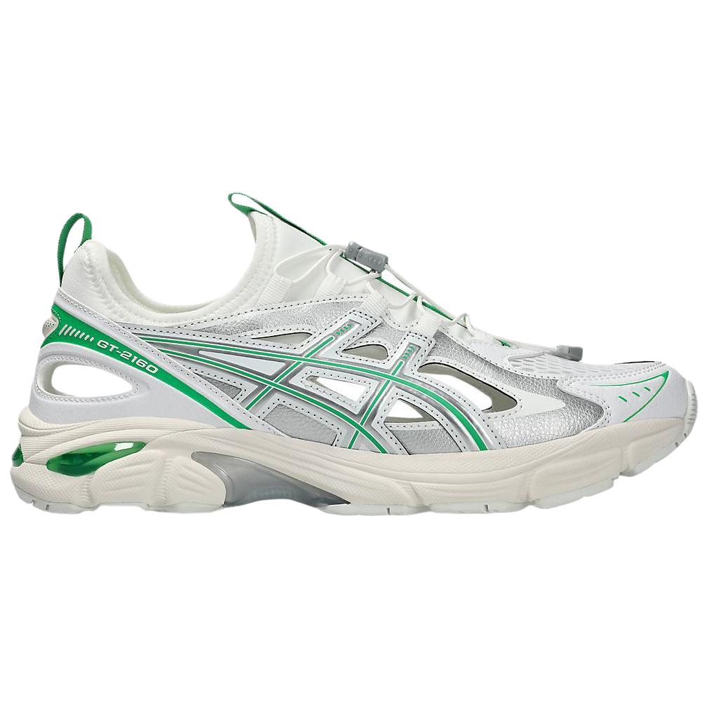 ASICS GT 2160 Lightweight Breathable Running River Trekking Shoes Unisex White Silver Green 1203A951-100