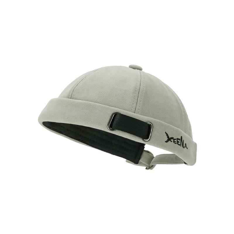 Retro Melon Fur Hat Yuppie Personalized Landlord Hat Embroidered Letters Neutral Couple Autumn and Winter Warm Hat