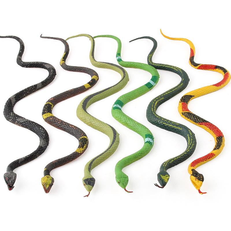 Static Wild Snake Animal Plastic Models Set For Classroom Teaching Nature Study