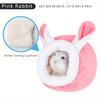 Hamster Nesting House Golden Bear Sleeping Bag Cotton Nest and Sleeping Bag Keep Hamster Warm and Cozy