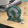 1/2/4PCS Quiet Desktop Fan for Students High Velocity Small Table Fan with USB Powered for Dormitory Bedroom Office Cooling