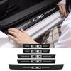 For BMW E30 Car Door Threshold Protective Decals   Doorsill Trim Stickers Pedal Guards Trunk Bumper Strip Decoration