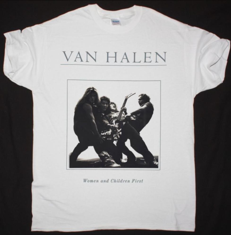 VAN HALEN WOMEN AND CHILDREN FIRST 1980 NEW WHITE T SHIRT Unisex T-Shirt XXL